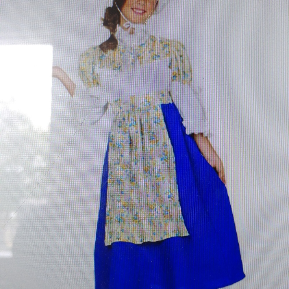 Colonial girl costume Med 8/10 Childs